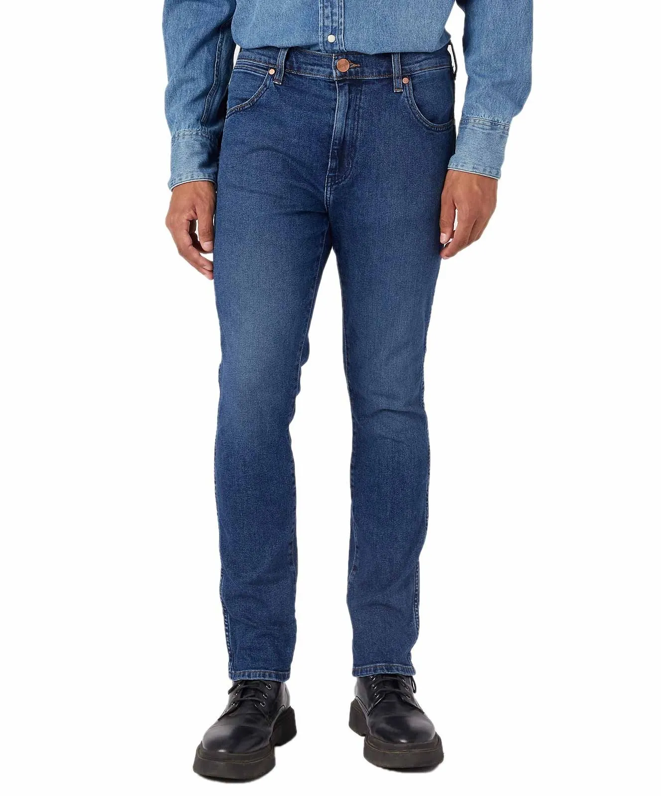 Herren Jeans Larsten von Wrangler in The Rock