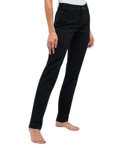 Angels Dolly Jeans mit geradem Bein in Schwarz