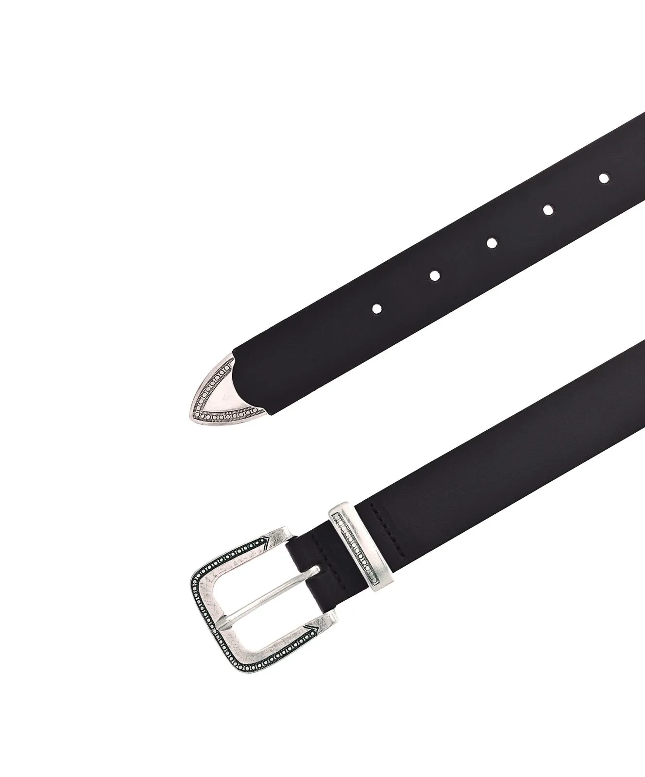 Damen Gürtel 40 mm Gürtel MW3107L14 von Mustang in Black