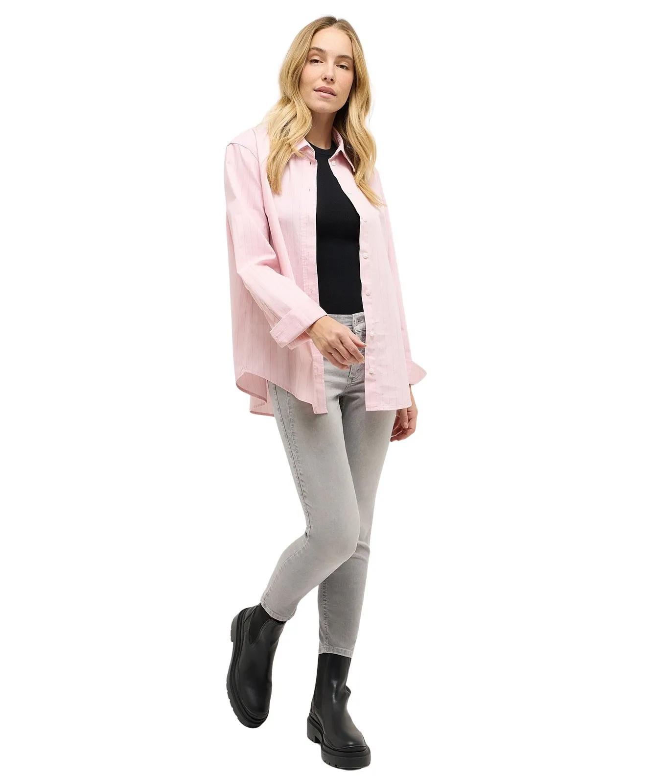 Damen Jeans Ornella Urban von Angels in Light Grey Random Used