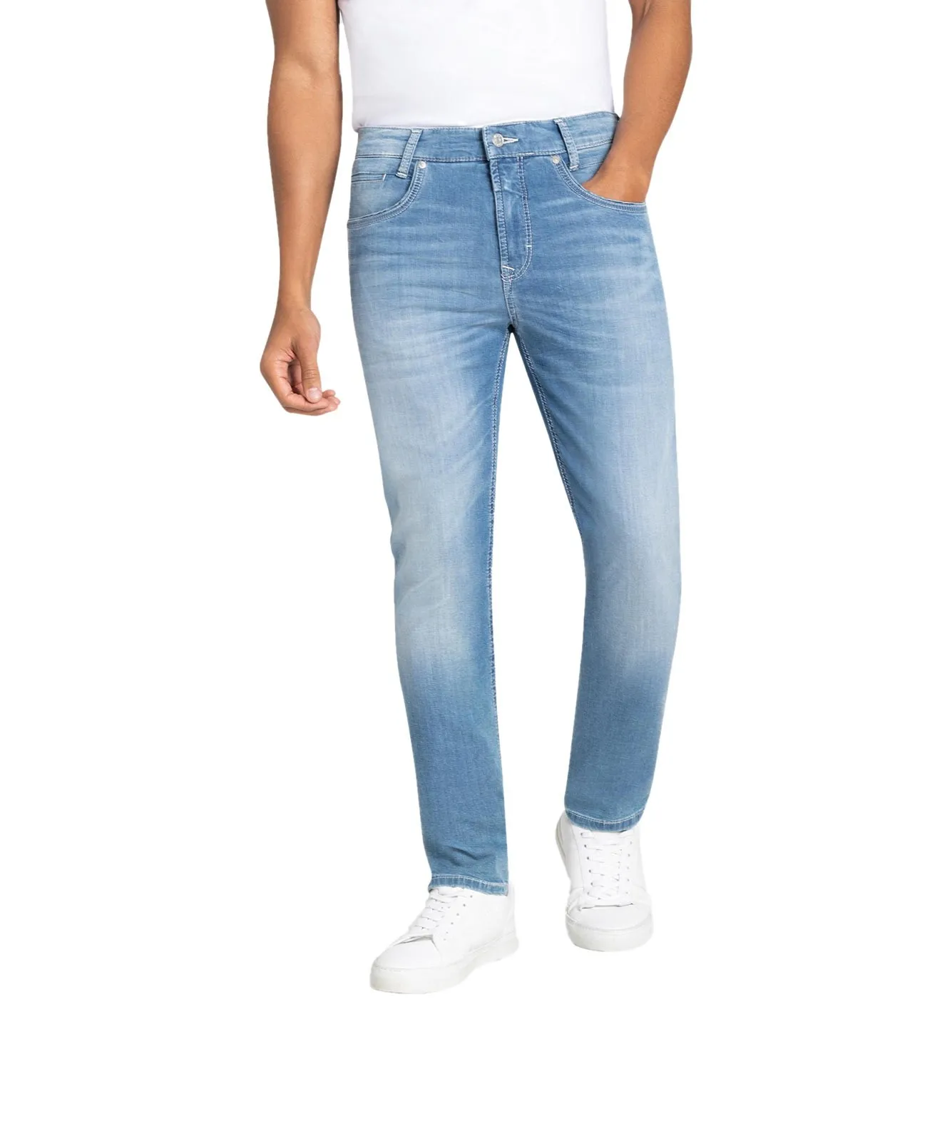 Herren Jeans Arne Pipe von MAC in Light Blue Authentic Wash