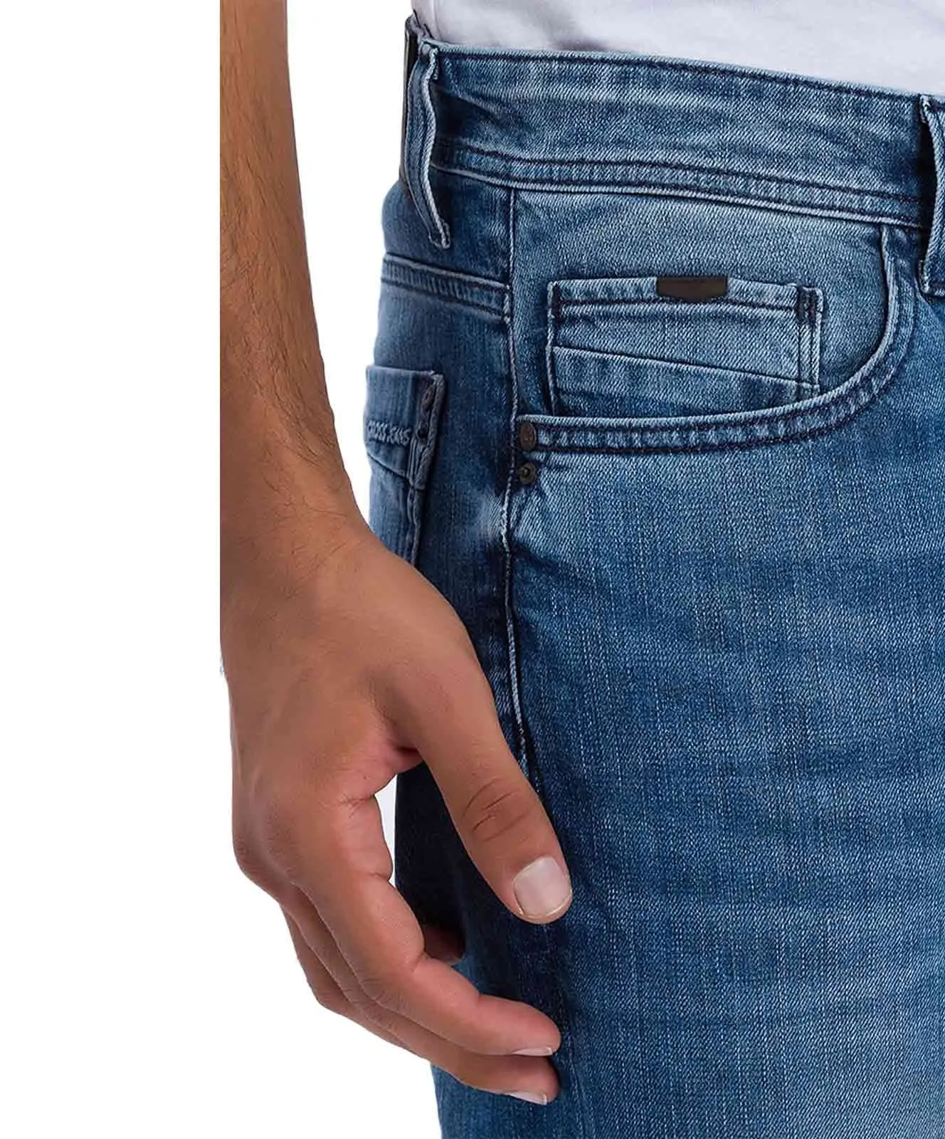 Herren Jeans Antonio von Cross in Mid Blue