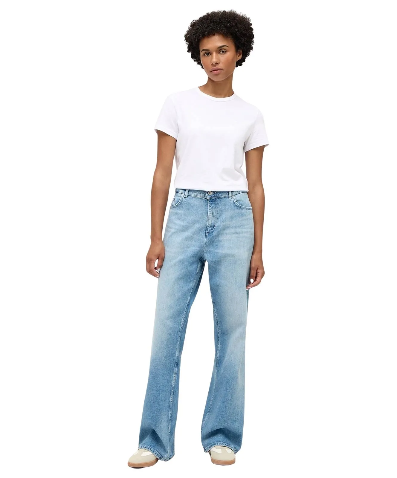 Damen Jeans Madison Wide von Mustang in Hellblau