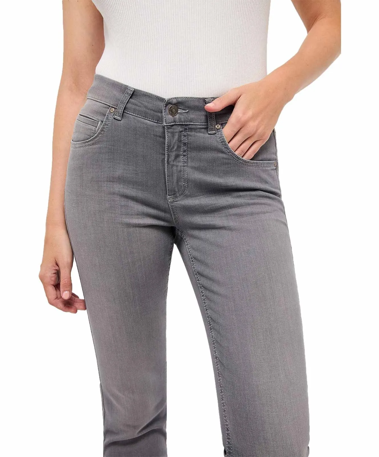 Damen Jeans Cici von Angels in Mid Grey Used