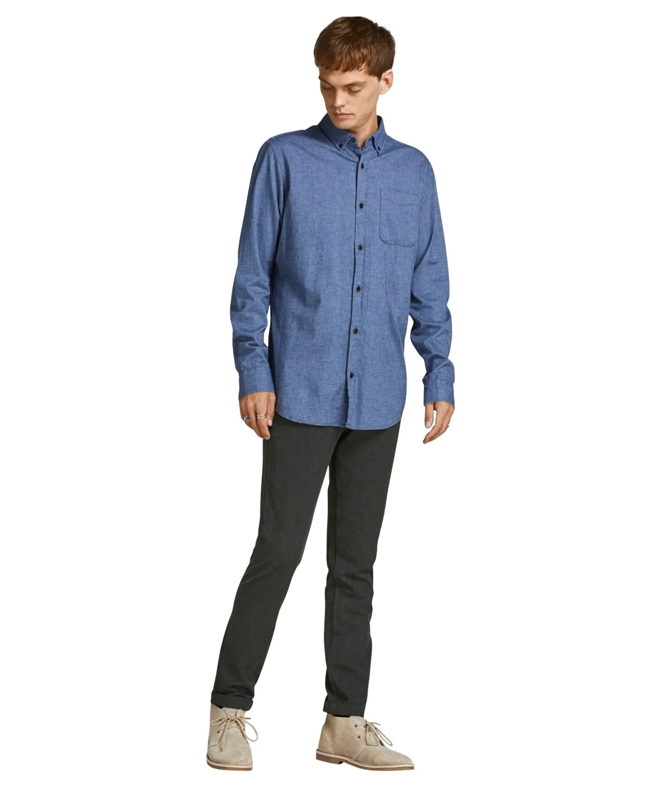 Herren Hose Marco Connor von Jack & Jones in Dark Grey