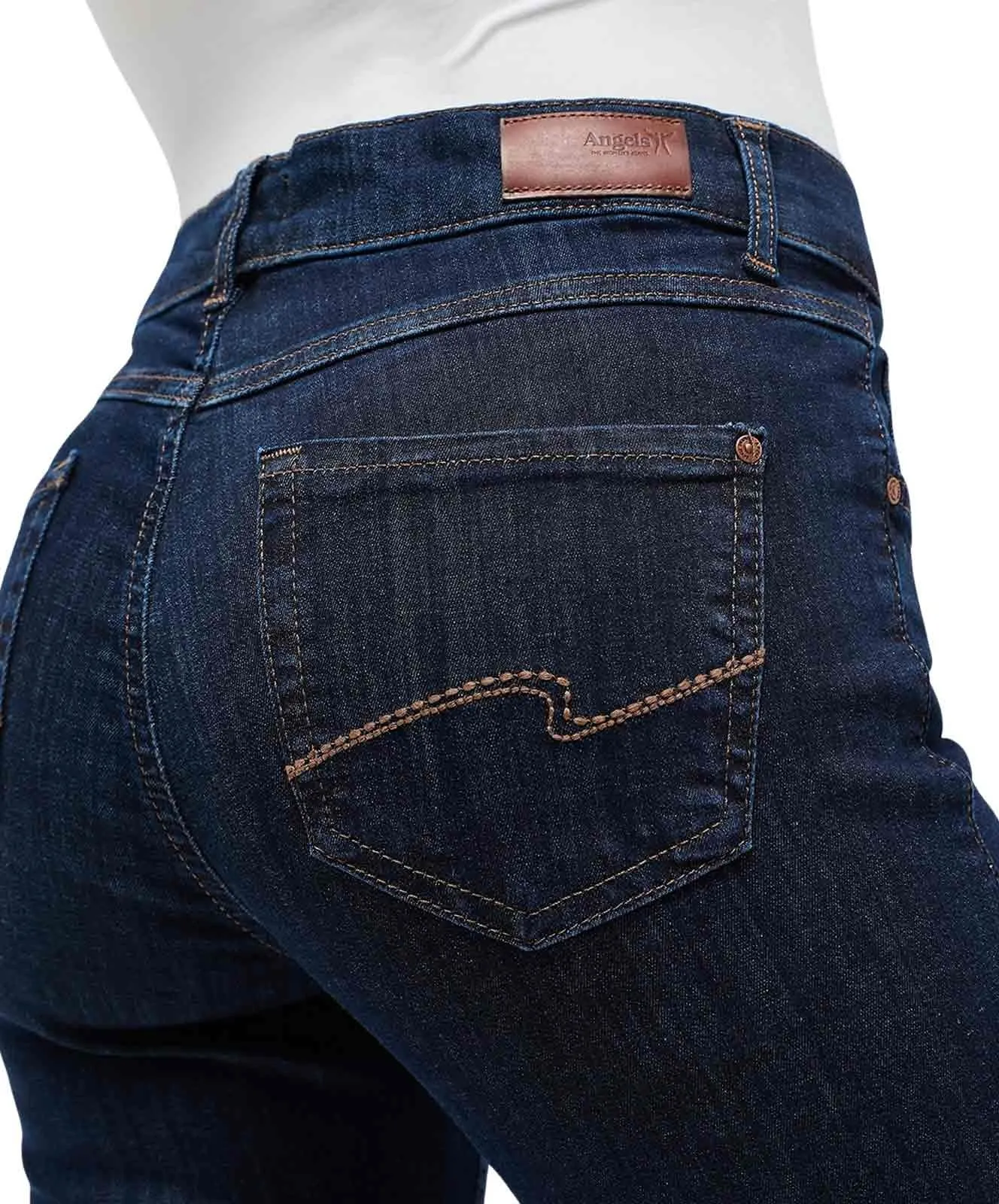 Damen Jeans Skinny  von Angels in Dark Indigo