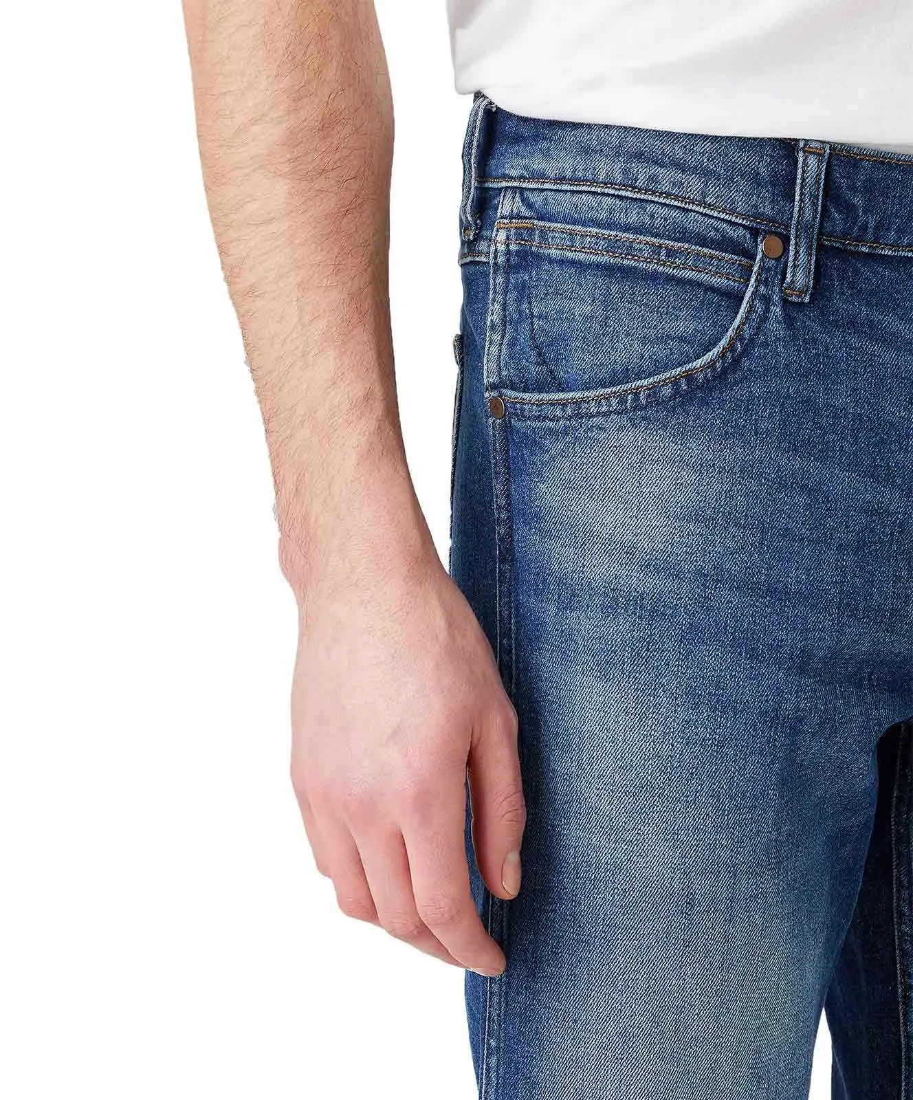 Herren Jeans Greensboro von Wrangler in Hard Edge