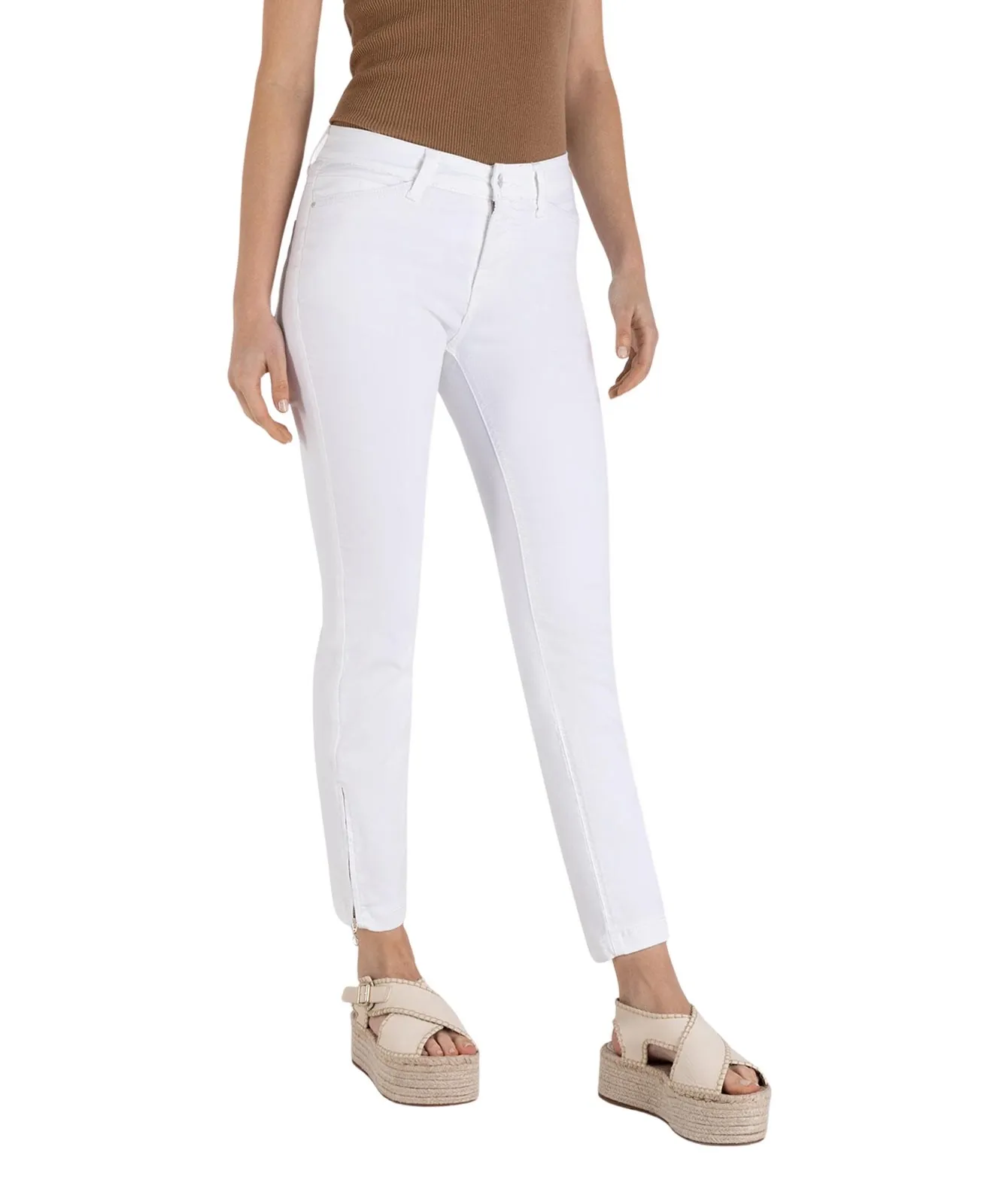 Damen Jeans Dream Chic von MAC in White Denim