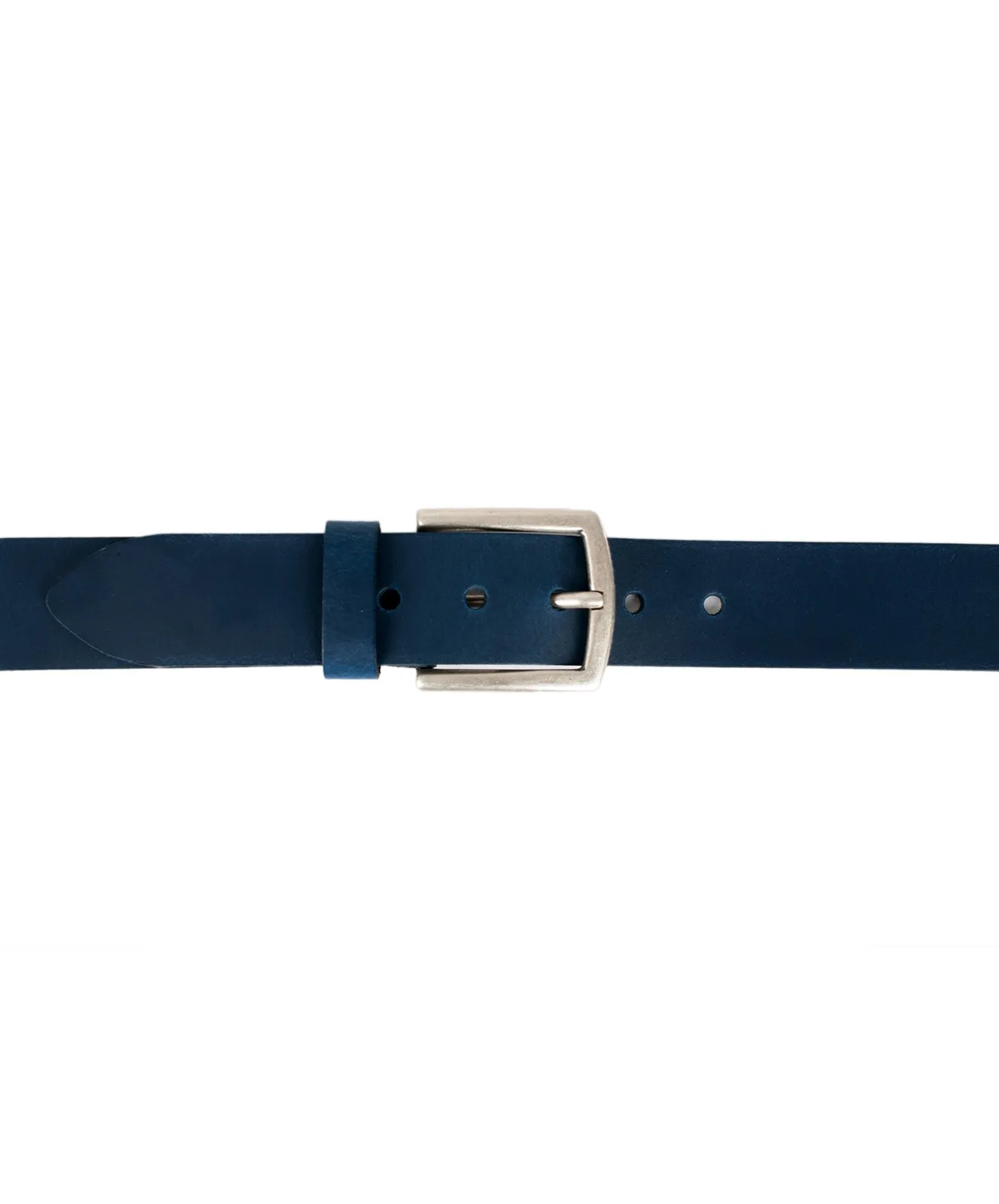 Herren Gürtel 4cm Pull-Up Ledergürtel von Bernd Götz in Dunkelblau
