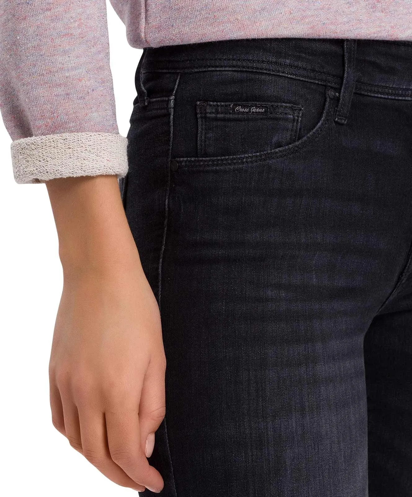 Damen Jeans Anya von Cross in Black Used