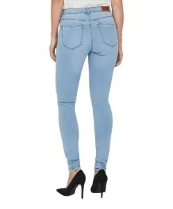 Vero Moda Tanya Jeans Skinny fit in hellblauer Waschung