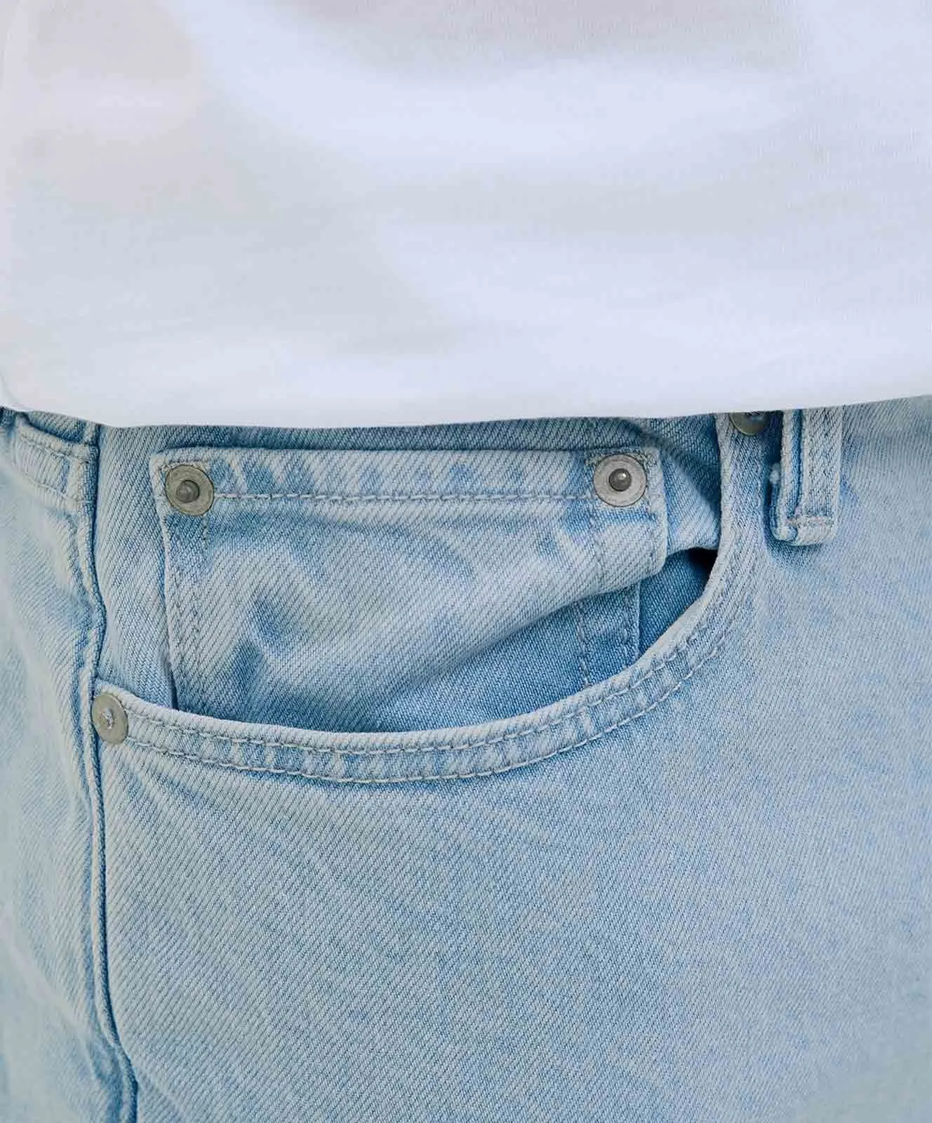 Herren Jeans Clark Evan von Jack & Jones in Blue Denim