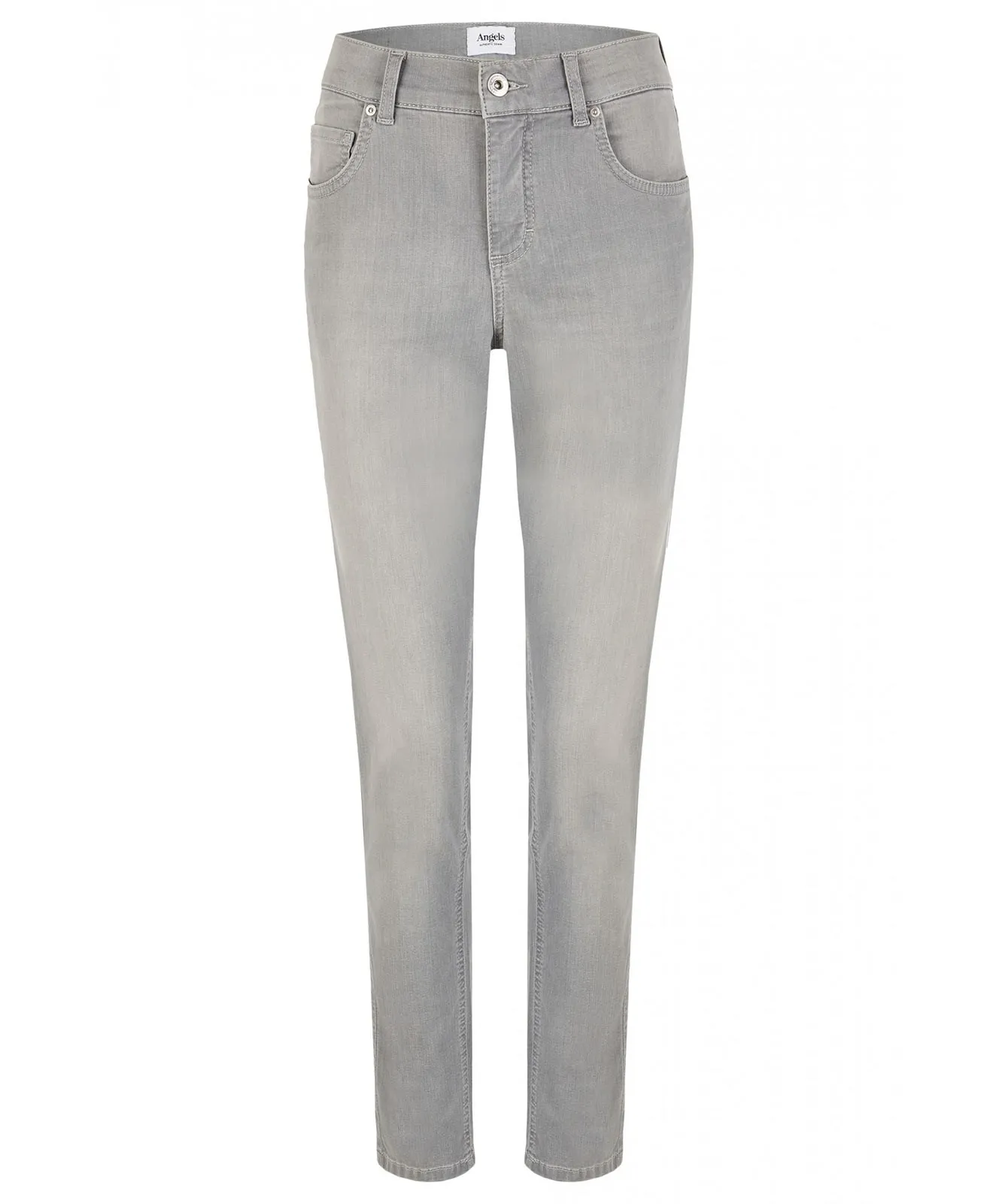 Damen Jeans Skinny von Angels in Light Grey Used Buffi
