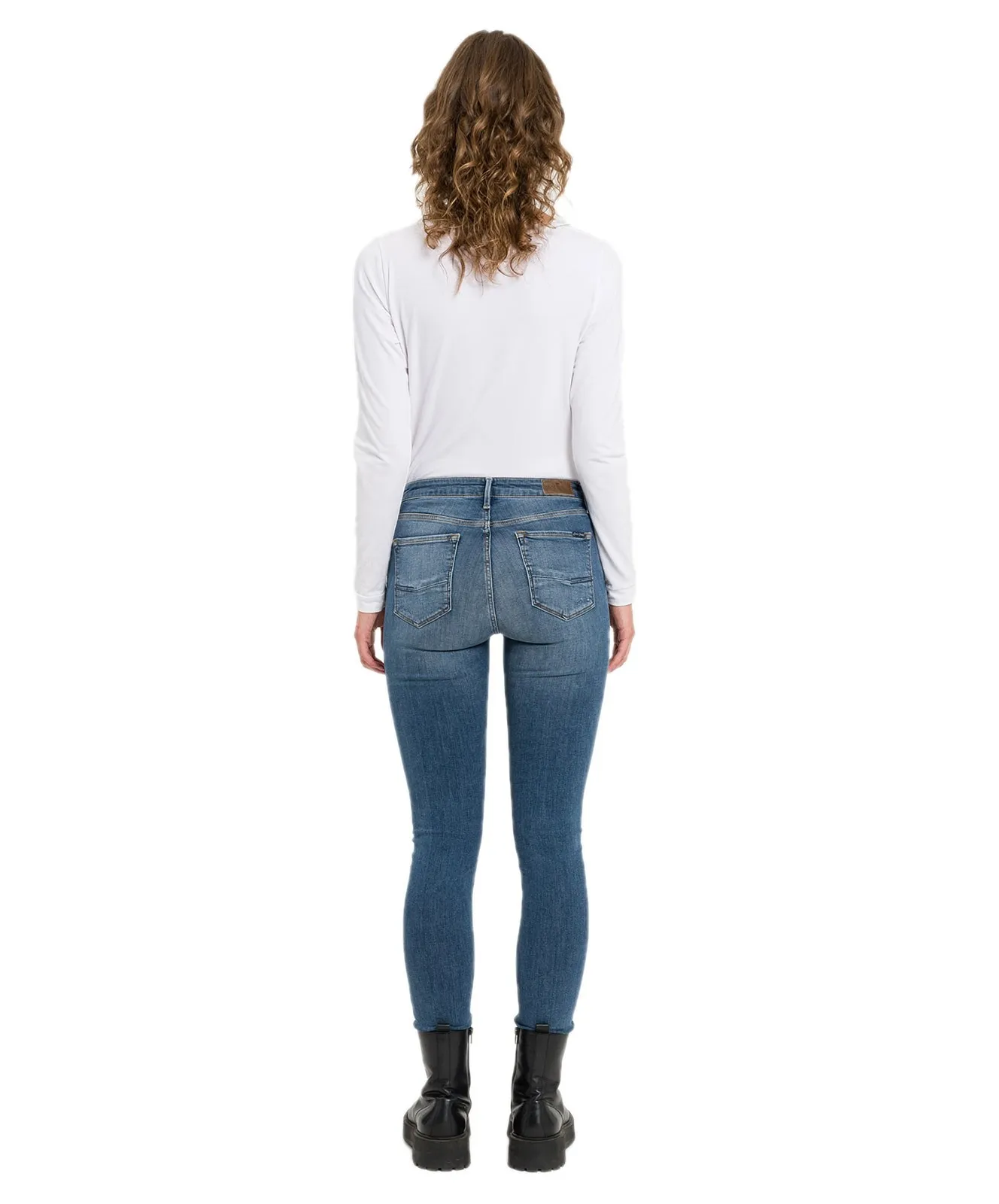 Damen Jeans Alan von Cross in Smoked Blue Destroyed