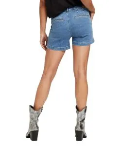 Cross Jeans Shorts Arya in Mittelblau
