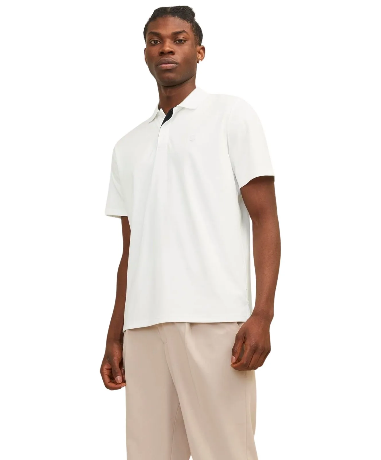 Herren Shirt Crodney Polo von Jack & Jones in Cloud Dancer