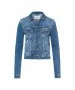 Damen Jacke Jeansjacke von Cross in Mid Blue