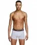 Herren Unterwäsche Sense Trunks 3-Pack von Jack & Jones in Light Grey Melange BLACK & WHITE