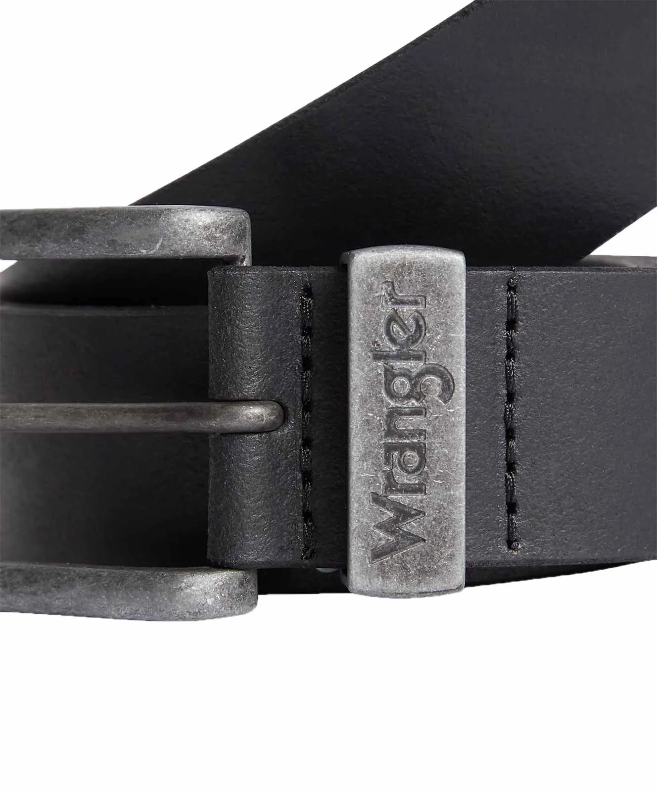 Herren Gürtel Metal Loop Belt von Wrangler in Black