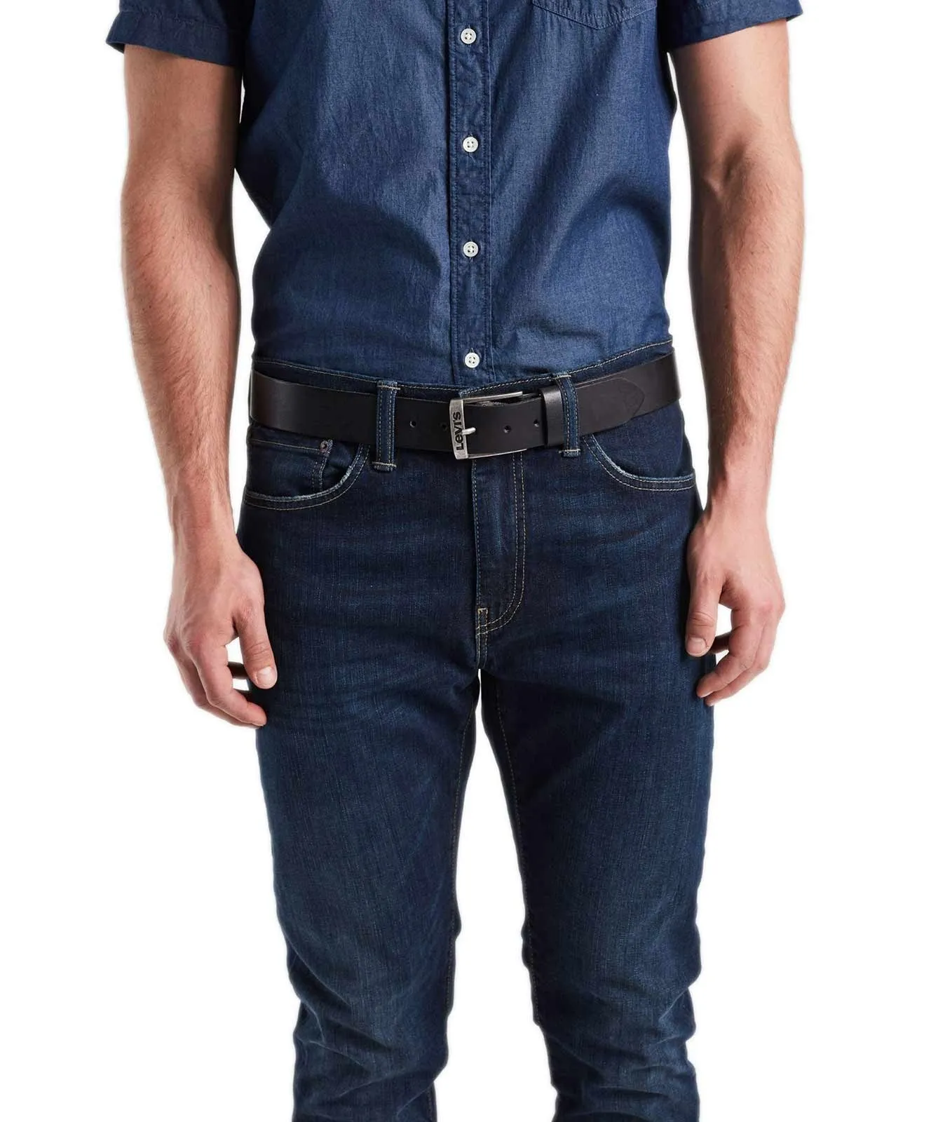 Herren Gürtel New Duncan von Levis in Regular Black