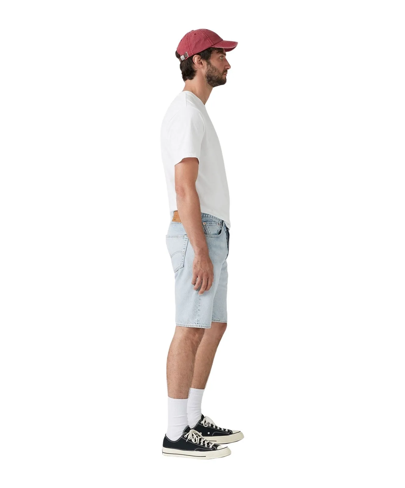 Herren Jeans 501 Original Shorts von Levis in Light Thread