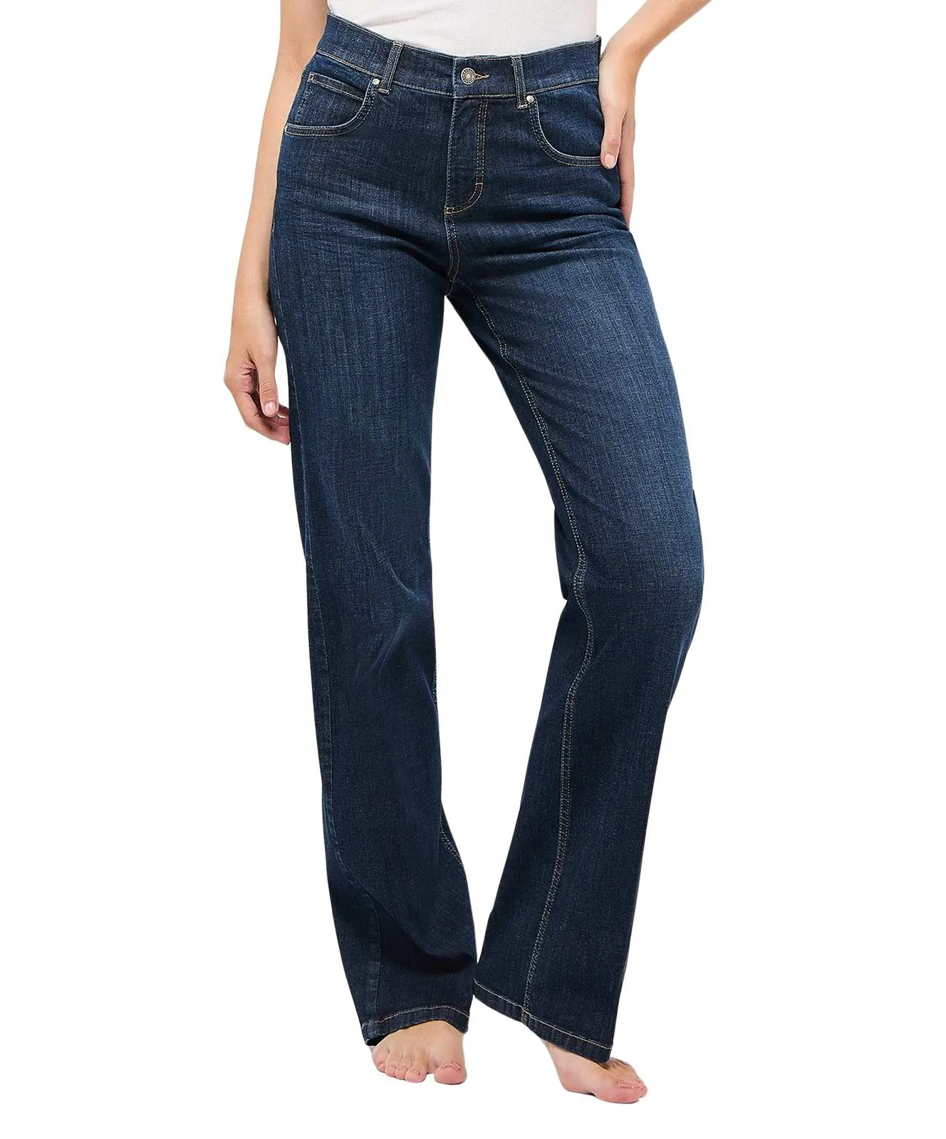 Damen Jeans Lara von Angels in Dark Indigo Used