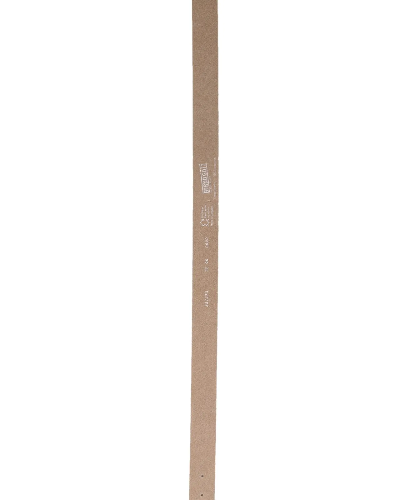 Damen Gürtel 3,5cm Nappaledergürtel von Bernd Götz in Weiß