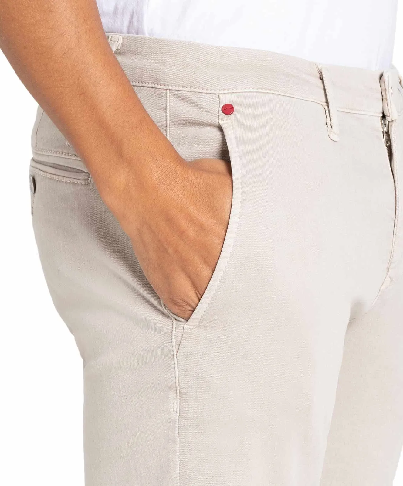 Herren Hose Drivers Pants von MAC in Kitt