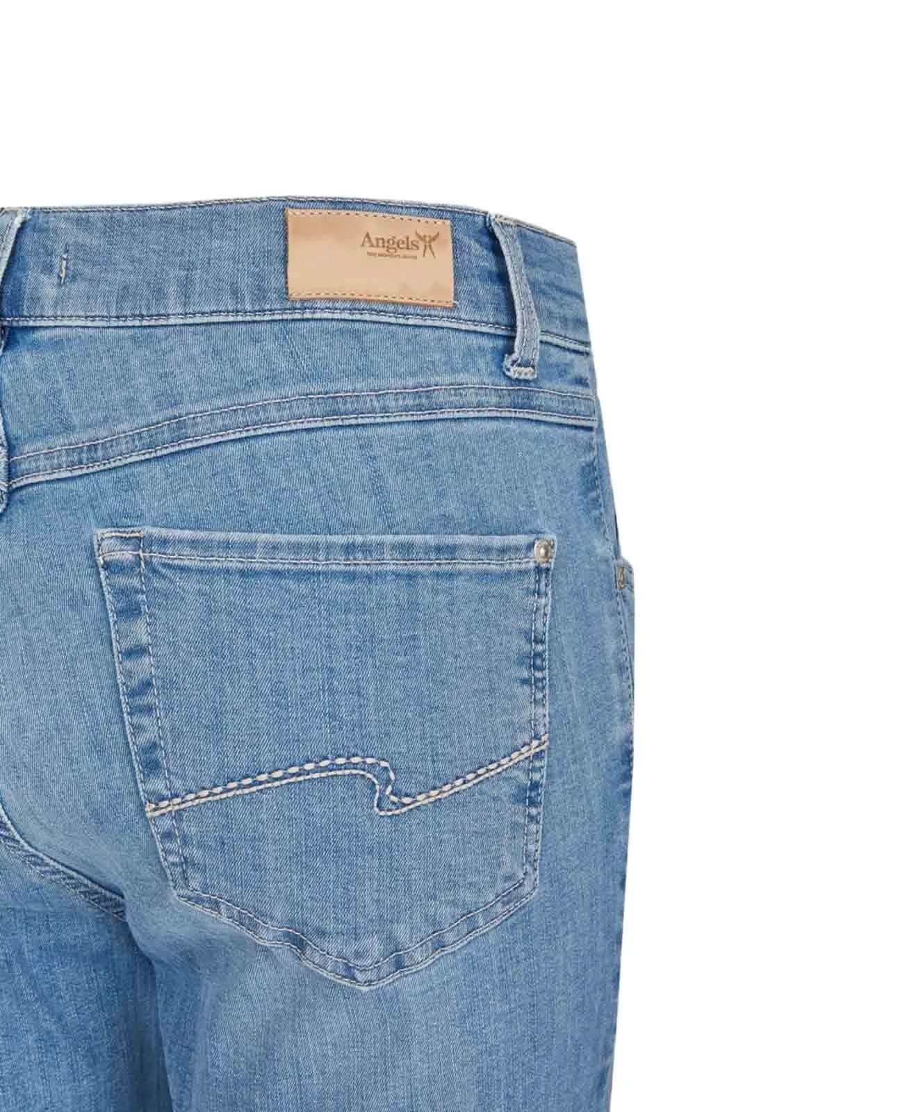 Angels Jeans Skinny Power Stretch Denim in hellblau