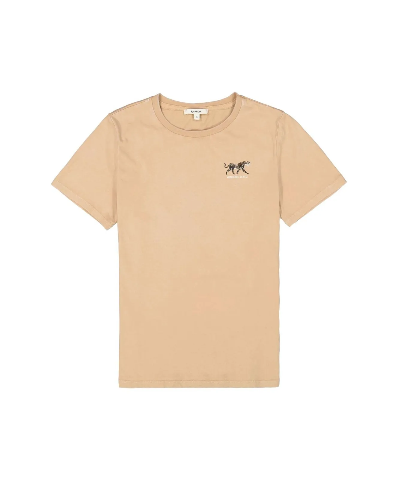 Damen Shirt Z0012 von Garcia in Iced Coffee