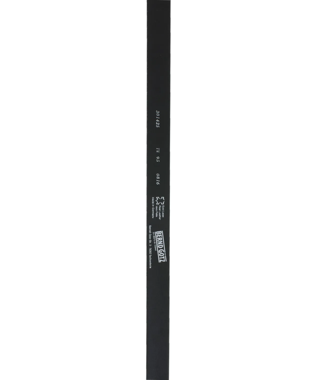 Damen Gürtel 3cm Softleder Koppelgürt. von Bernd Götz in Schwarz