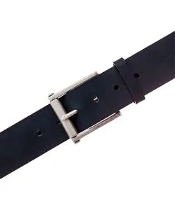 Mustang Gürtel aus Leder in schwarz mit Vintagecharakter