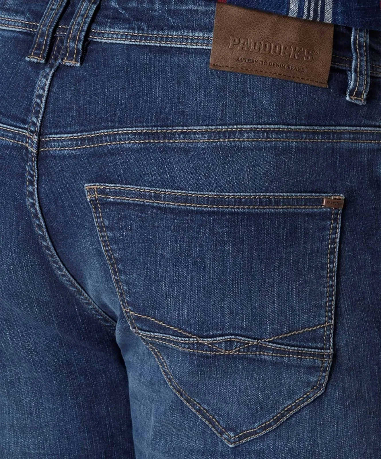 Herren Jeans Ben von Paddocks in Medium Blue Used Moustache