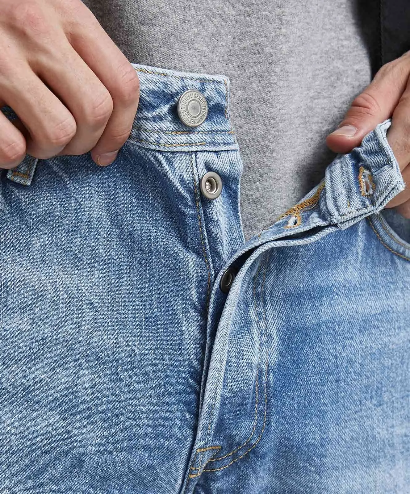 Herren Jeans Chris von Jack & Jones in Blue Denim