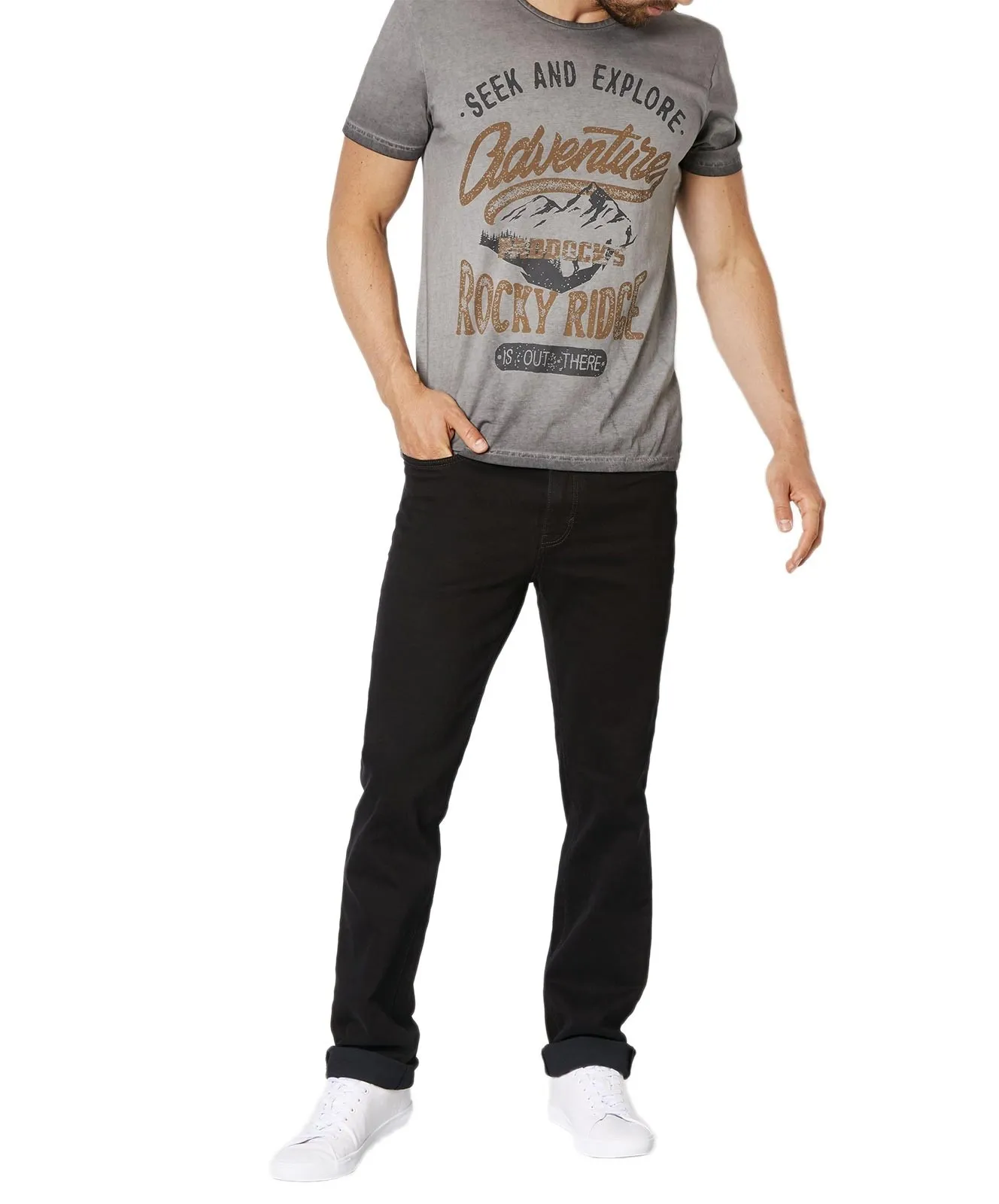 Herren Jeans Ranger von Paddocks in Black\Black