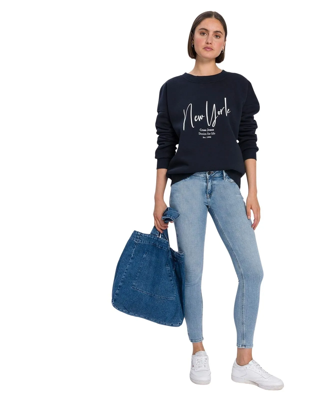 Damen Jeans Giselle von Cross in Soft Blue