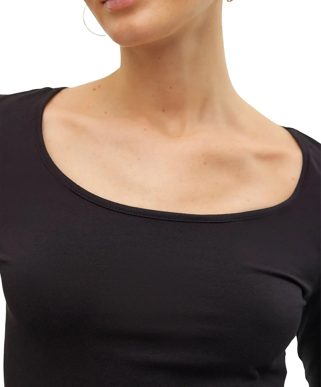 Damen Shirt Maxi My Soft von Vero Moda in Black