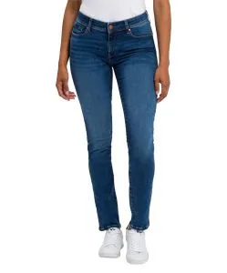Cross Jeans Slim fit Anya aus blauem Organic Cotton