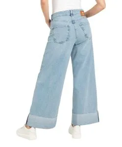 MAC Jeans Nevada Wide Leg in Hellblau