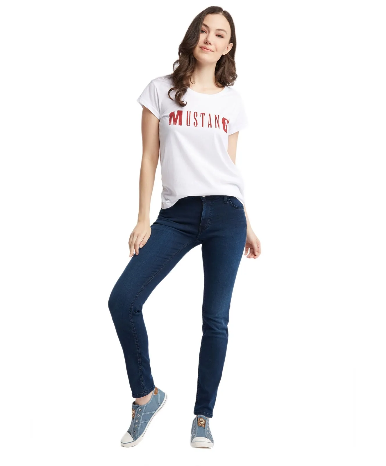Damen Jeans Sissy Slim von Mustang in Stone Washed