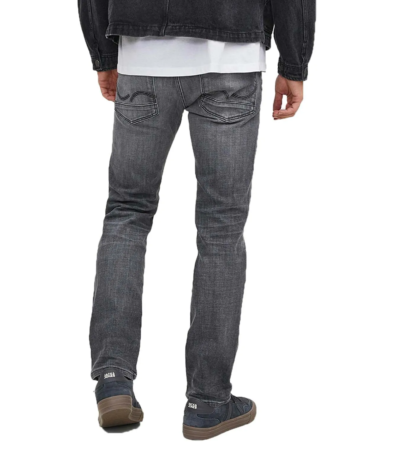 Herren Jeans Tim Davis von Jack & Jones in Grey Denim