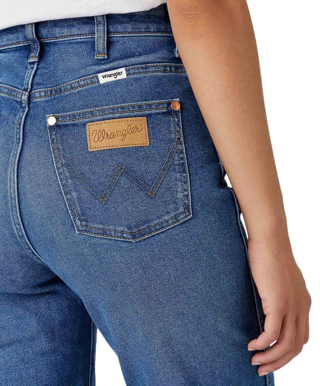 Damen Jeans Mom von Wrangler in Winter Hue