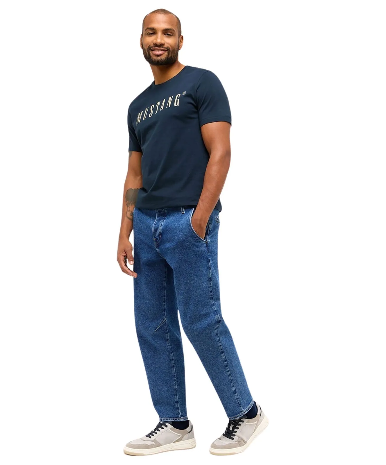 Herren Shirt Austin von Mustang in Carbon