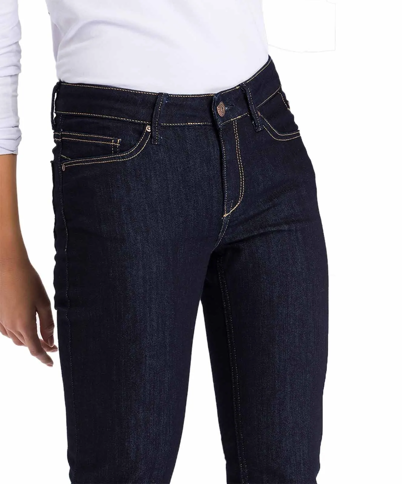Damen Jeans Rose von Cross in Deep Blue