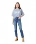 Damen Jeans Body Bespoke Straight von Wrangler in Airblue