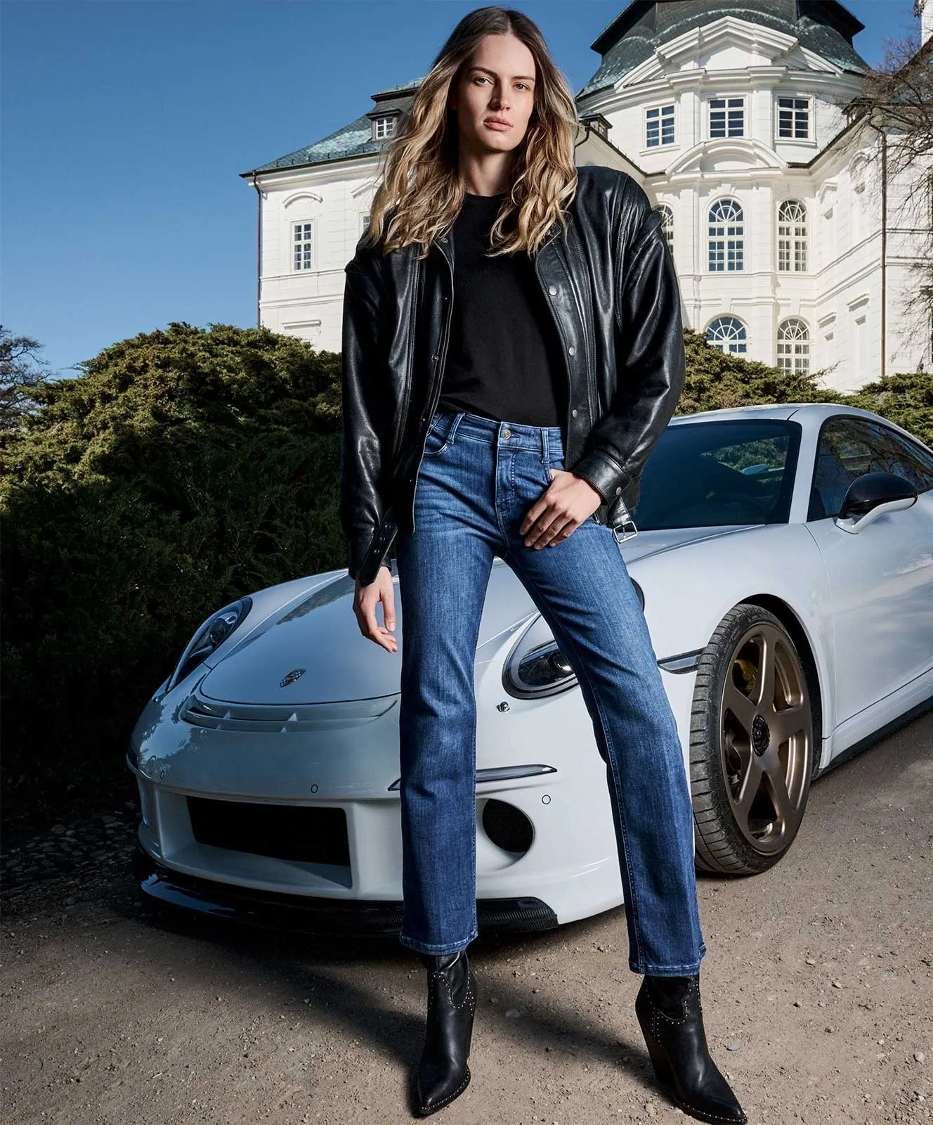 Damen Jeans Laura von MAC in Trendy Vintage Blue