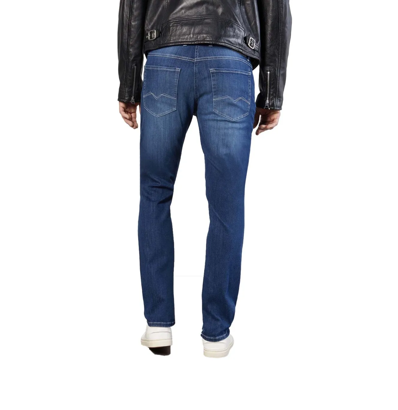Herren Jeans Ultimate Driver Jeans von MAC in Deep Blue Vintage Wash