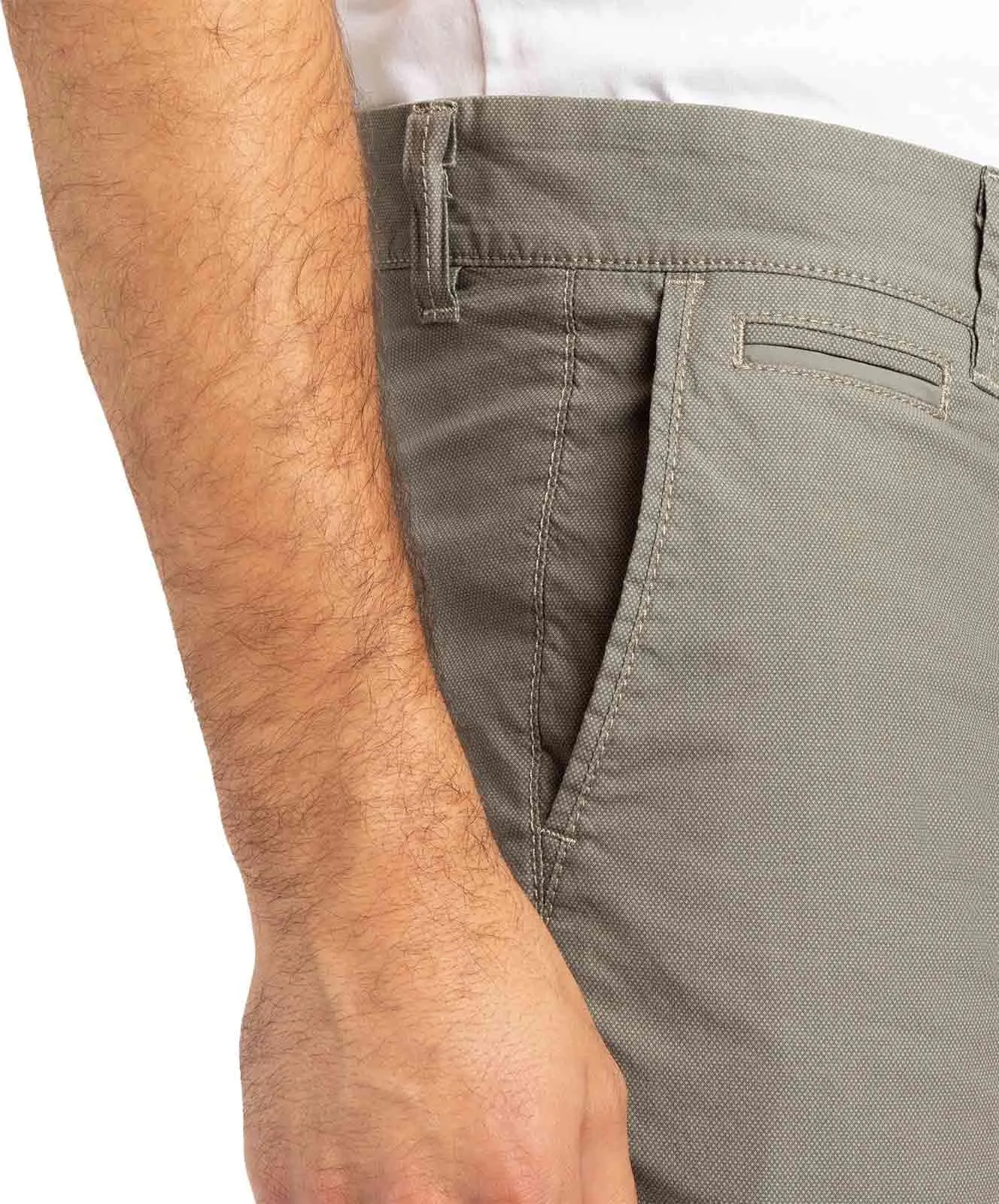 Herren Hose Lennox Printed von MAC in Green Tea