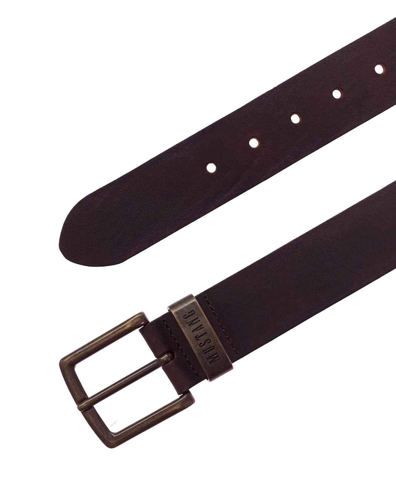 Herren Gürtel 40 mm Gürtel MG2085L22 von Mustang in Dark Brown