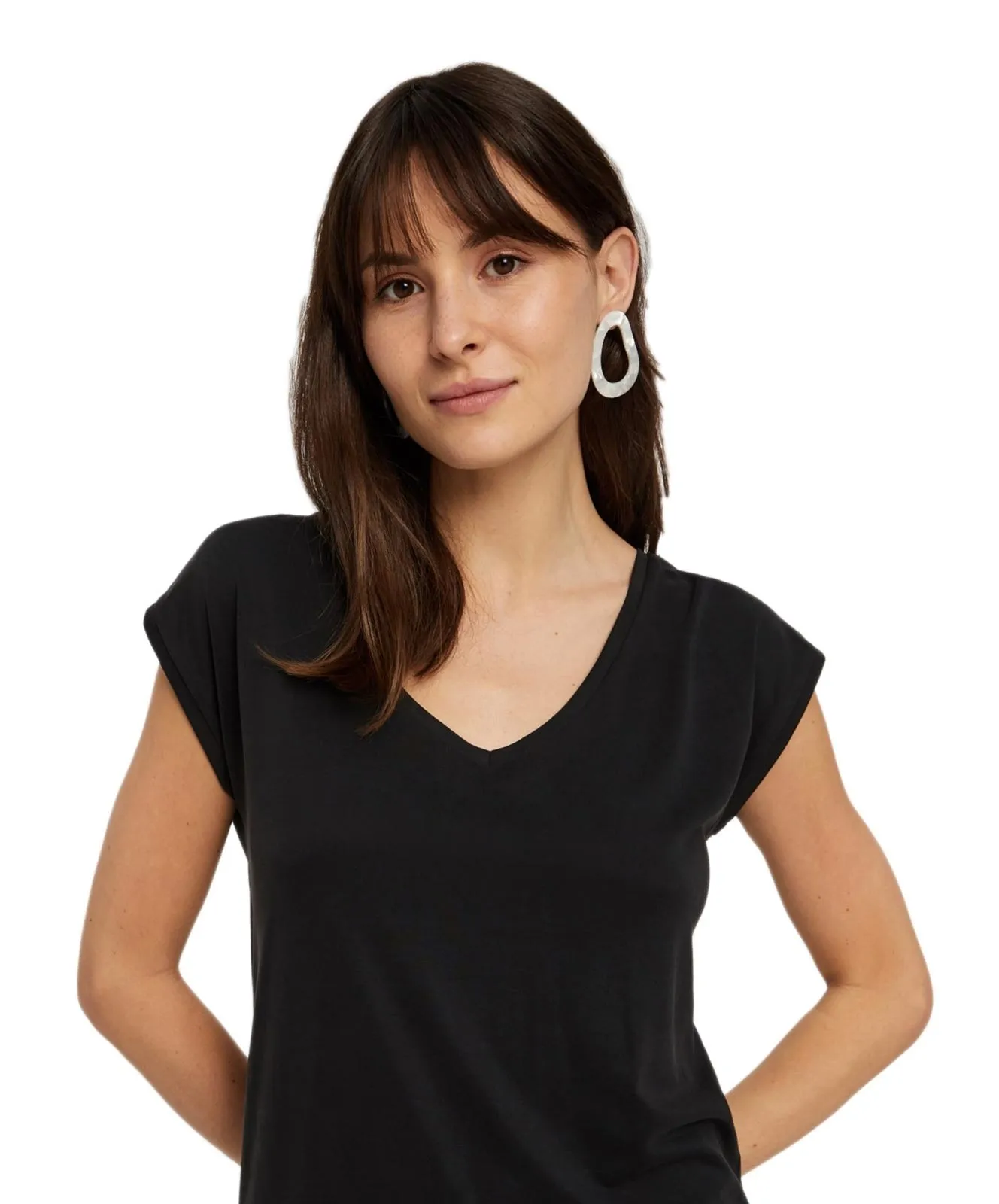 Damen Shirt Kamala von Pieces in Black